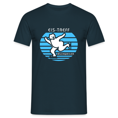 T-Shirt | Eistreff | Manns-Lüü - Navy