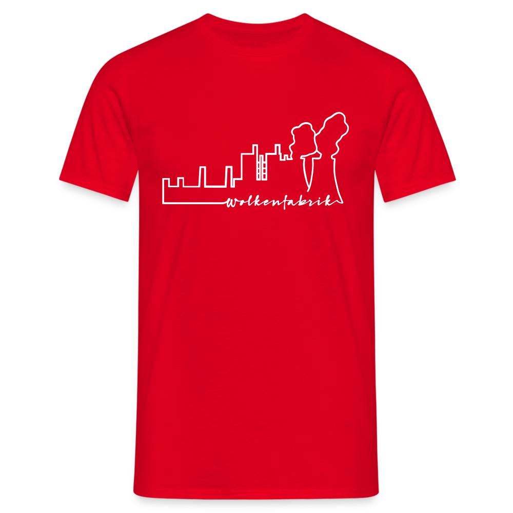 T-Shirt | Wolkenfabrik | Manns-Lüü - Rot